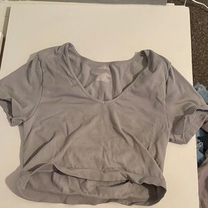 Wild Fable Light Gray Short Sleeve Tee